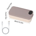 thumbnail image 3 of Heated Lunch Box 900ml Wireless USB Rechargeable Food Warmer with Adjustable Temperature, Portable Insulated Bento for Office, Car, Travel, 3 of 7