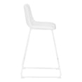 thumbnail image 2 of Monarch Specialties Office Chair, Bar Height, Standing, Computer Desk, Work, Pu Leather Look, Metal, White, Contemporary, Modern, 2 of 9