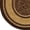 Brown/Beige, variant on Ottomanson Ottohome Collection Non-Slip Rubberback Bordered Design Indoor Area Runner Rug/Entryway Mat