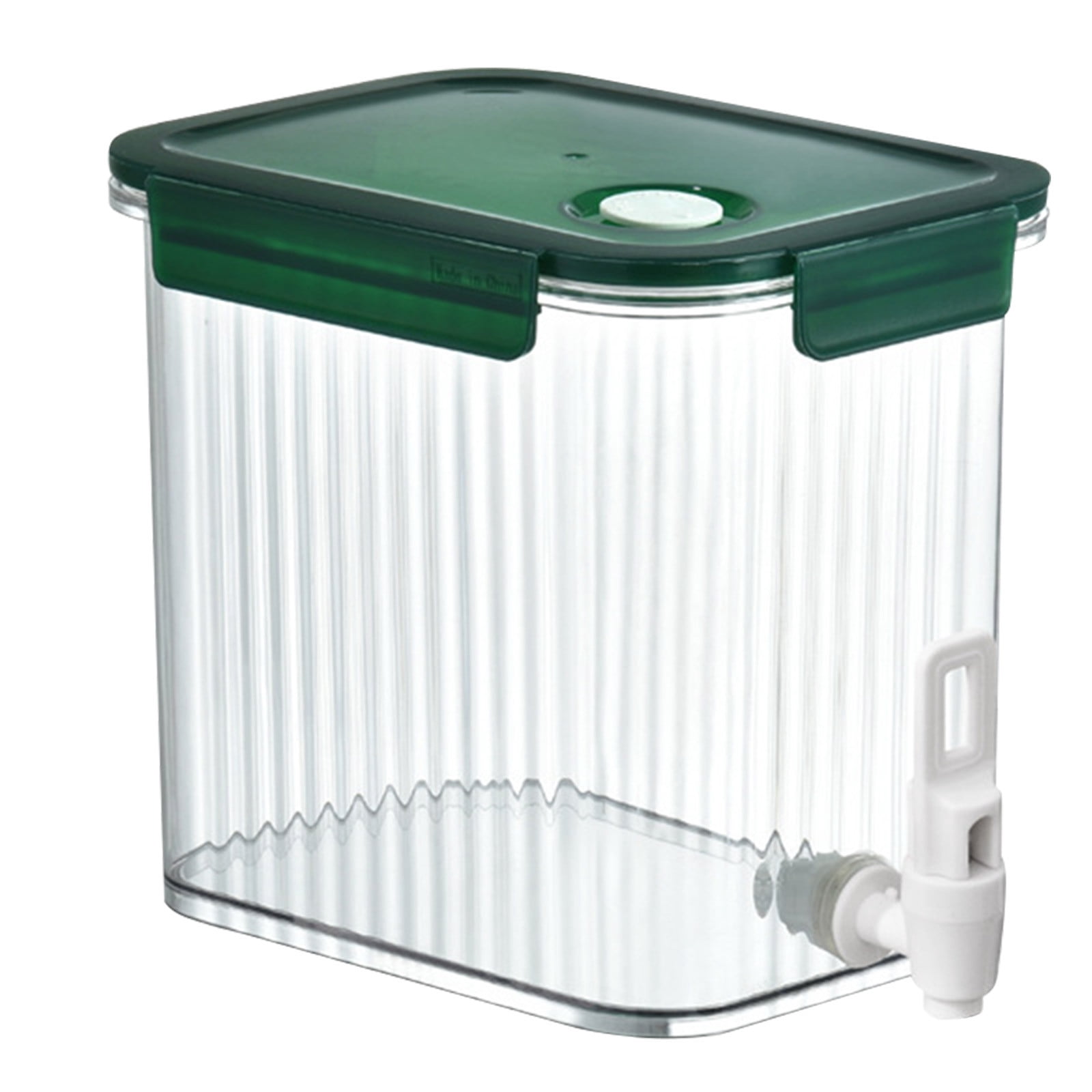 Birdeem Large Capacity Plastic Beverage Dispenser, Drink Dispenser with Tap Ice Lemonade Juice Container with Lid, Fruit Teapot Lemonade Milk Bucket Drink Container