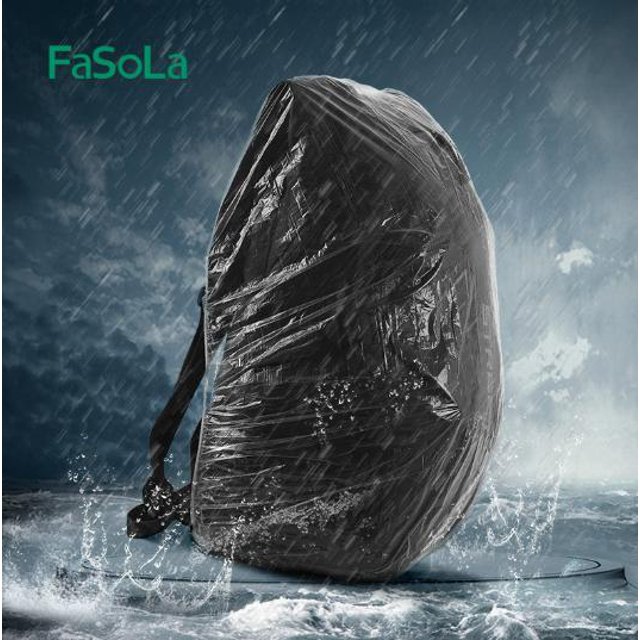Shisuyan 10pcs Backpack Rain Cover Single Use Transparent Plastic Sleeve Student Waterproof Lightweight And Portable Backpack Cover For School Travel