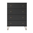 thumbnail image 4 of Owen 4 Drawer Dresser, Black, 4 of 9