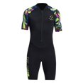 thumbnail image 3 of Combinaison Isothermique 5 mm en Néoprène Chaude à Manches Courtes pour Plongée par Temps Froid, Combinaison Humide pour Femmes Adultes, Plongée, Natation, Plongée sous-Marine, Surf, Maillot de Bain, L L, 3 of 5