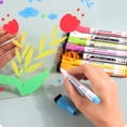 thumbnail image 1 of Double-Headed Art Pens for Students - 10ml Pearlescent Soft Pigment Writing Tools for Fine Line Drawings and Projects, 1 of 7