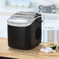 thumbnail image 3 of HOMCOM Portable Ice Maker Countertop, Ice Maker Machine, Black, 3 of 10