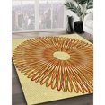 thumbnail image 3 of Ahgly Tapis Rectangulaire Lavable en Machine Intérieur Transitionnel Acajou Brun, 7 Pieds x 9 Pieds, 3 of 7
