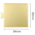 thumbnail image 1 of 100pcs Practical Cake Pad Multipurpose Greaseproof Mousse Cake Board Gold Paper Cupcake Mat for Home Kitchen Parties New - D, 1 of 2