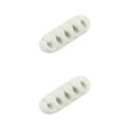 thumbnail image 3 of braveheart Silicone Cable Winder Desktop Management Clip Cable Holders Cable Organizer Good white 2Set, 3 of 6