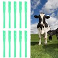 thumbnail image 4 of Premium Plastic Materials Strong Durability Cattle Identification Ring Identification ID Collars, For Pet Supplies Farm Accessory Green, 4 of 8