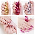 thumbnail image 4 of 18ml Metallic Nail Polish Half Mirror Effect Varnishes Metal Silver Long-Lasting Non-Peelable, 4 of 5