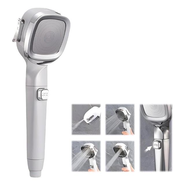 Yhmxh Spring Cleaning Kit BPA-free 4- Handheld Pressurized Shower Head With Pause Microfiber Cleaning Cloth Cleaning Supplies Car Cleaning Kit Eco-friendly cleaner