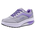 thumbnail image 1 of Chaussures pour Femmes Course Chaussures de Course pour Femmes Chaussures à Secouer Maille Semelles Épaisses Rehaussées Voyage Course Chaussures de Sport Femmes, 1 of 5