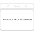thumbnail image 1 of Porte-Badge Horizontal en Plastique Imperméable Transparent Étiquette de Nom Porte-Cartes d'Identité, 1 of 4