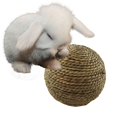 thumbnail image 4 of MesaSe Small Pet Chewing Toy Natural Grass Ball for Teeth Cleaning Toys for Rabbit Cat Small Rodent, 4 of 5
