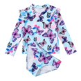 thumbnail image 2 of CNKOO Toddlers and Baby Girls‘ 2-Piece Assorted Rashguard Sets For 1-6T, 2 of 10