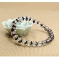 thumbnail image 3 of Natural Green Ghost Phantom Quartz Handmade Gemstone 8mm Round Beads Elastic Bracelet 7" Unisex, 3 of 3