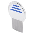 thumbnail image 2 of Professional Stainless Steel Lice Nits Treatment Comb Portable Louse Removal CombBlue, 2 of 14