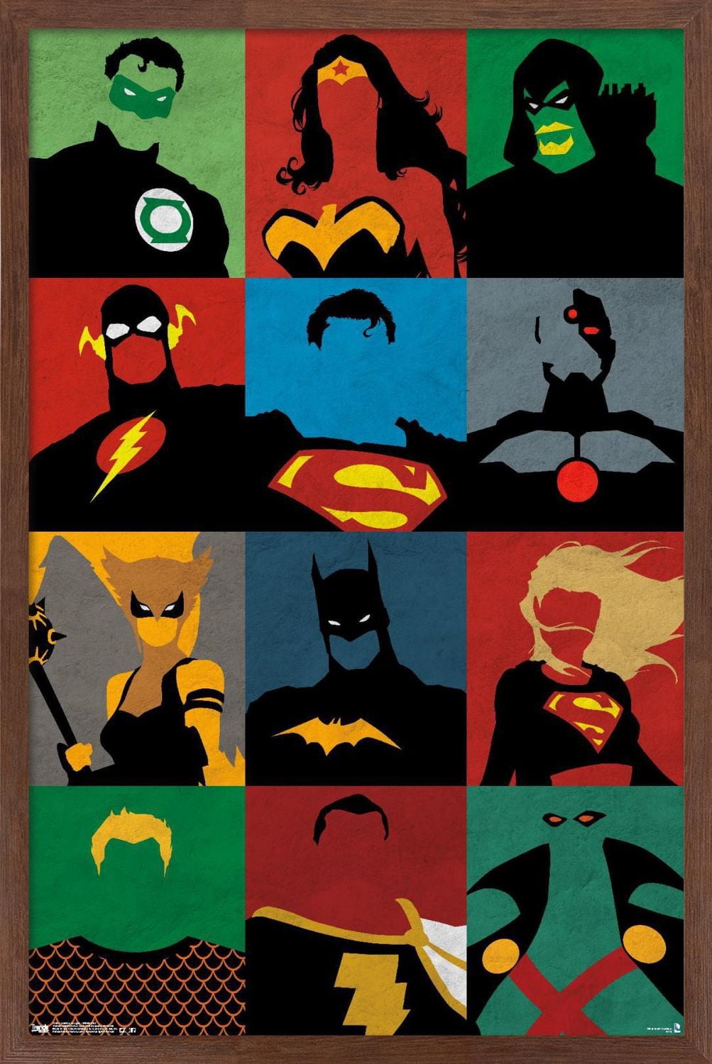 DC Comics - Justice League - Minimalist Wall Poster, 22.375" x 34"