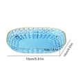 thumbnail image 3 of 1 PCS Plastic Serving Trays With Base For Party Dinner Plates Dishwasher Plastic Plates Reusable Plates For Kitchen Or Camping, 3 of 6