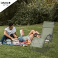 thumbnail image 4 of Lafuma LFM3118-8557 Futura Series Fauteuil Inclinable d'Extérieur à Gravité Zéro, Vert, 4 of 7
