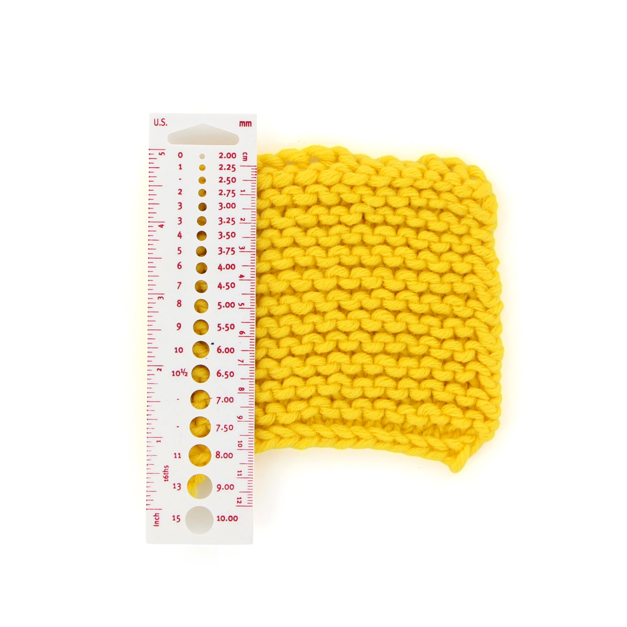 LOVE KNITTING Jauge universelle pour tricot, plastique, 1 pièce