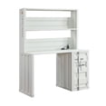 thumbnail image 1 of ACME Cargo Desk & Hutch in White, 1 of 4