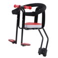 thumbnail image 1 of Vélo Bébé avant Barre Rétractable Extensible Coussin Rembourré en Fer Robuste Dossier Vélo Bébé avant pour Enfants, 1 of 8