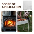 thumbnail image 2 of MesaSe Square Fire Pit  For Deck Fireproof Square Fire Pit  Splashproof Outdoor Bbq Grilling  Heat Resistant Protective  For Patio And Lawn, 2 of 8
