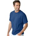 thumbnail image 1 of Hanes TAGLESS T-Shirt à Poche pour Hommes, P, Bleu Royal Foncé, 1 of 7