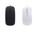 thumbnail image 1 of ziyahihome Wired Ultra-thin Mini Mouse Desktop Computer Laptop Matte Black White Cute Ergonomic Gaming Mouse, 1 of 8