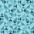 thumbnail image 1 of Ahgly Company Tapis d'Intérieur Lavable en Machine Carré Transitionnel Bleu Lierre, 8 Pieds Carré, 1 of 7