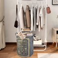 thumbnail image 3 of Chmadoxn Closet Organizers and Storage, Organization and Storage, Storage Bins, Storage Containers Large Dirty Basket With Handle Inner Foldable Storage Basket Doll Organizer storage basket, 3 of 6
