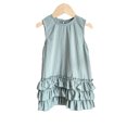 thumbnail image 1 of Qudderr Robes d'Été pour Enfants et Bébés pour Fille, Robe Décontractée Évasée à Volants, Robe Soleil pour Tout-Petit en Coton et Lin pour 6 Mois - 6 Ans, 1 of 9