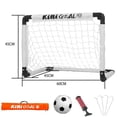 thumbnail image 4 of Kids Soccer Goal Set Backyard Goal Backyard Indoor Mini Net and Ball White with Bag Soccer Pump, 4 of 9