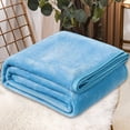 thumbnail image 1 of Super Soft Warm Solid Warm Micro Plush Fleece Blanket Throw Rug Sofa Bedding 70x100cm, 1 of 3