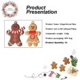 thumbnail image 5 of 12pcs Gingerbread Man Ornaments, Lovely Interesting Gingerbread Man Hanging Decors, 5 of 5