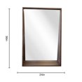 thumbnail image 5 of Lusso Wood Frame Mirror, 24x36", 5 of 5