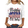 thumbnail image 1 of Birdeem Blouse Ample à Manches Courtes Rétro à Col Rond Imprimée pour Femmes, Manches Trois Quarts, 1 of 4