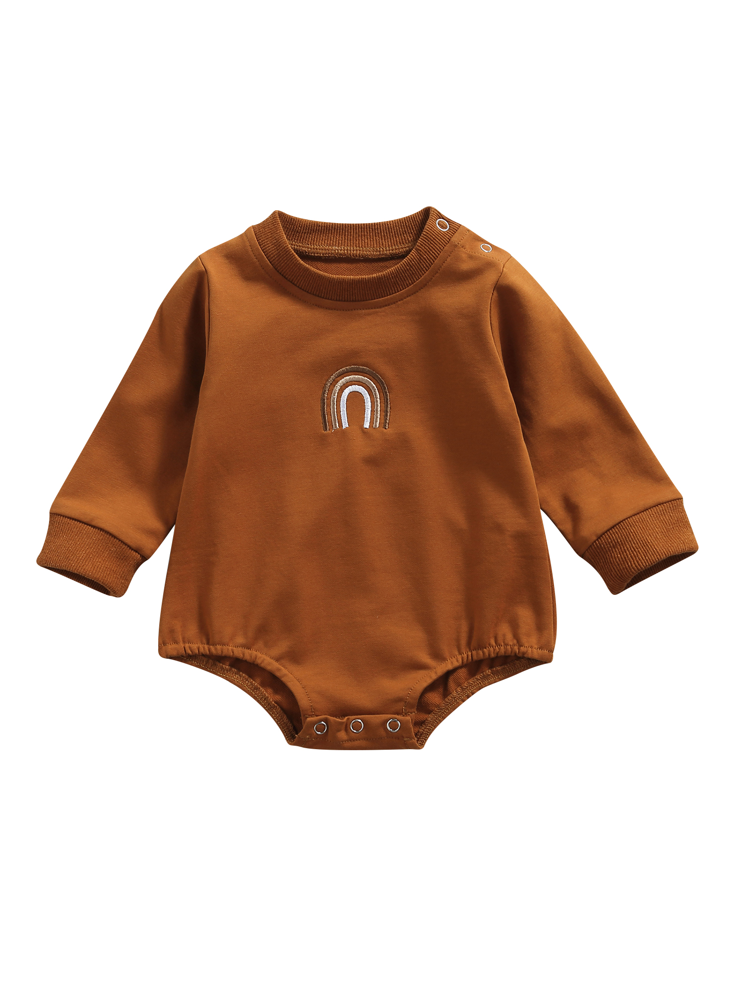 Baby Girl Boy Crewneck Sweatshirts Oversized Knit Sweater Shirts Long Sleeve