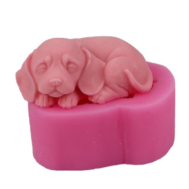 ruzhgo 3D Dog Chocolate Bread Pastry Ice Cream Bakeware Cake Decorating Tool Baking Pan Non-Stick Mould Home