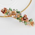 thumbnail image 3 of Barrette pour Femmes en Strass, Décor de Fleurs, Papillon, Barrette Française, 3 of 10