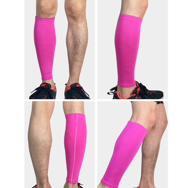 Clearance! Baberdicy Calf Compression Sleeve Leg Performance Support Shin Splint & Calf Pain Relief Hot Pink