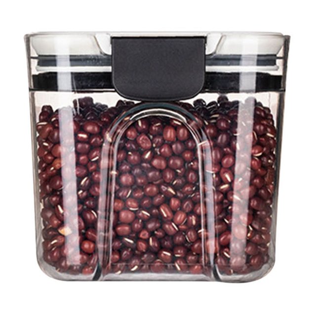 Rbaofujie Kitchen Storage Sealed Jar Grain Storage Box Kitchen Nut Grain Vacuum Sealed Proof Storage Jar Kitchen Cabinet Storage