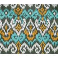 thumbnail image 4 of oneOone Cotton Flex Fabric Diamond & Swirl Ikat Decor Fabric Printed BTY 40 Inch Wide, 4 of 4