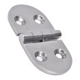 thumbnail image 4 of Charnières de Forme Ovale, Charnière de Porte en Acier Inoxydable 316 76x38x3.3mm pour Compartiments pour Trappes de Pont, 4 of 8