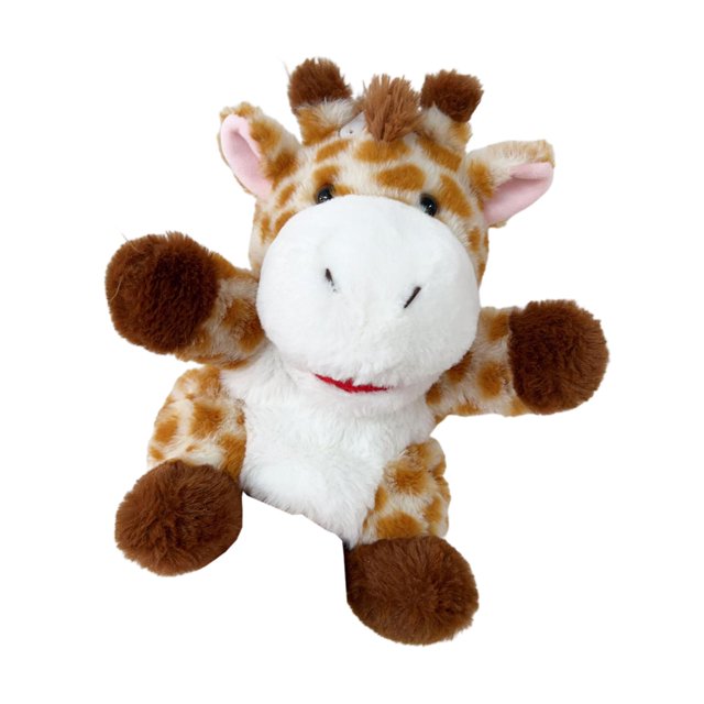 Milaget Marionnette à Doigt Animal Douce Jeu de Rôle Peluche Marionnette à Main pour Enseignement Enfants Cadeau Girafe