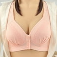 thumbnail image 5 of Timegard 4pc Bras for Women Front Closure Button High Support Ruched Breathable Comfort Everyday Bras, 5 of 5