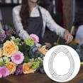 thumbnail image 4 of Wreath Flower Garden Wire DIY Egg Thread Shape for Handmade Arrangements in Home and Seasonal Display, 4 of 5