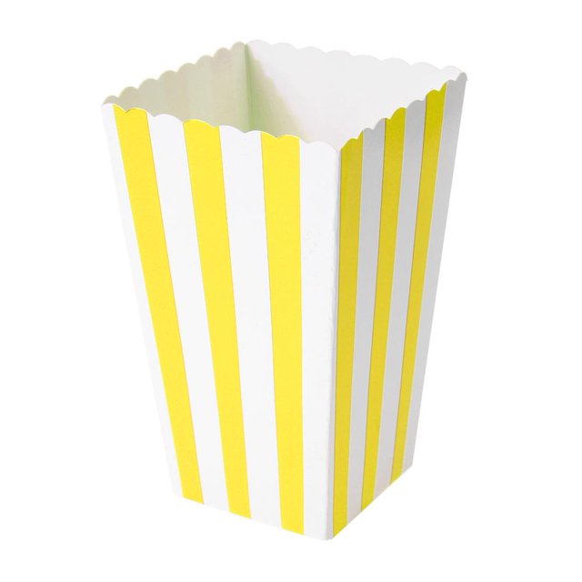 12 Pcs Boîtes à Bonbons pour Fête de Mariage (Jaune)