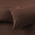 thumbnail image 4 of 700 Thread Count 100% Egyptian Cotton 4-Piece Bed Sheet Set (1 Flat, 1 Fitted Sheet, 2 Pillow Covers) 15 Inches Deep Pocket Solid Pattern, 4 of 4